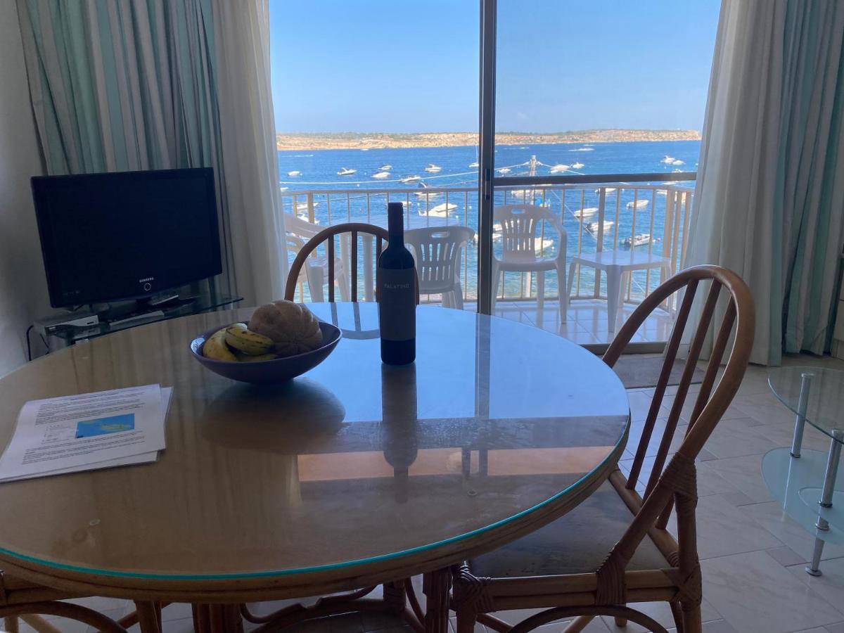 Sea Front Apartment At Mellieha Bay, Malta! المظهر الخارجي الصورة